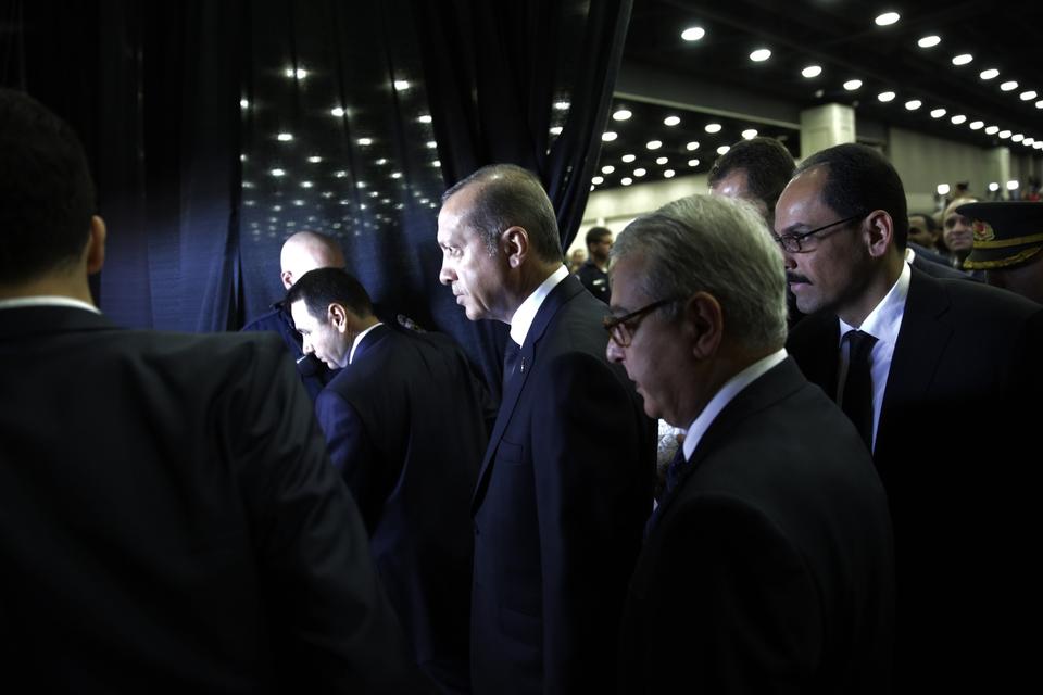 Også Tyrkiets præsident Tayyip Erdogan deltog. 