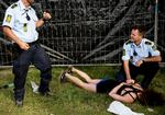 Fredelig. Trods en omdiskuteret risiko for terror oplever Roskilde Festival ifølge politiet mindre vold end nogensinde før. 