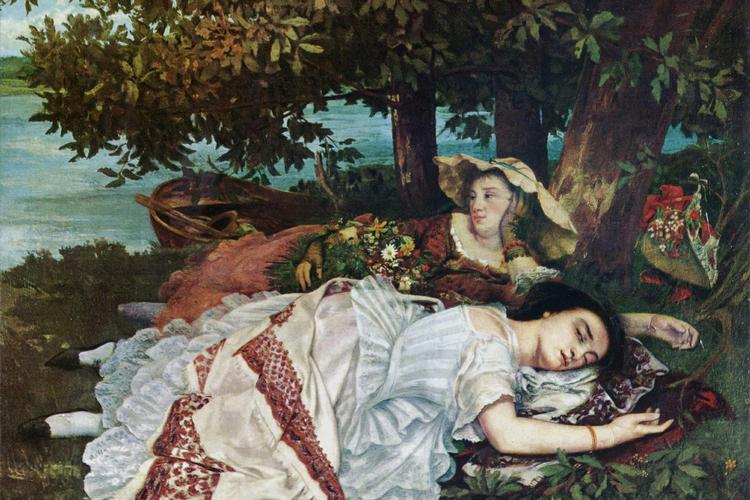 Gustave Courbet: Demoiselles du bord de la Seine