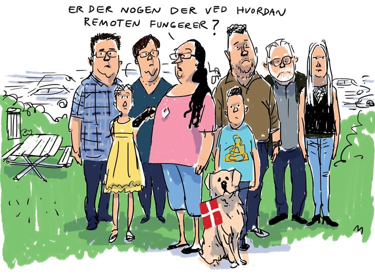 Tegning. Mette Dreyer 