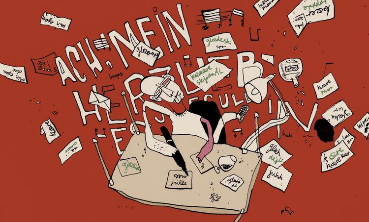 Tegning. Philip Ytournel 