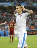 2-1. Slovakiets Marek Hamsik leverede en strålende indsats, da Rusland blev slået. 