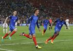 Helten. Antoine Griezmann scorede det forløsende mål i kampens sidste minut. 
