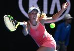 Ude. Carolien Wozniacki er langt fra sit gamle niveau. 