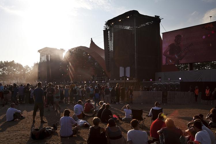 Nyhed. På den anden side af Orange Scene (her fotograferet i 2010) vil man i år kunne finde en lille scene med navne som Marching Church og Cancer. 
