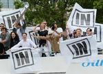 Brexit. Debatten raser i Storbritanien op mod den forestående EU-afstemning. Flere offentlige personligheder har også givet deres mening til kende. Her ses sangeren Bob Geldof. 