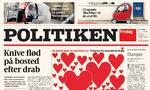 Rigtigt. Sådan burde toppen af dagens Politiken-forside have set ud. Det gjorde den ikke i en stor del af oplaget. 