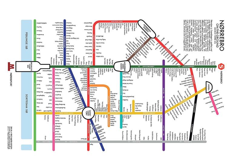 mapping. Et nyt kort over Nørrebro giver det fulde overblik over cafeer, butikker, restauranter og barer. 