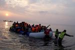 ankommet. Tusindvis af flygtninge er landet på de græske øer, efter at have krydset havet fra Tyrkiet. 