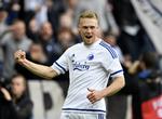 målfarlig. Nicolai Jørgensen var topscorer for FCK, før han skiftede til Feyenoord. 