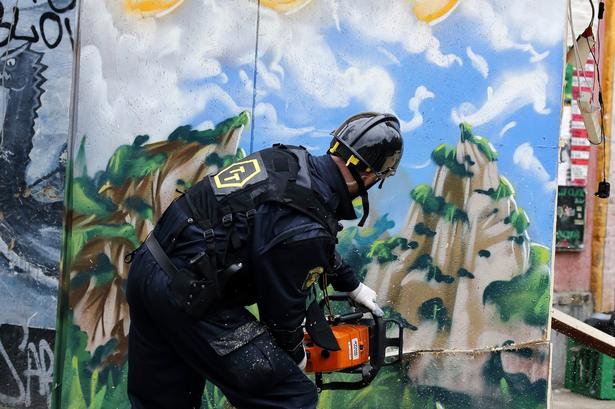 Politiet fjerner hashboder i Christiania KRIMINALITET