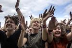 Eufori. Et begejstret Northside-publikum, her til Minds of 99, lukker festivalen af i aften. 