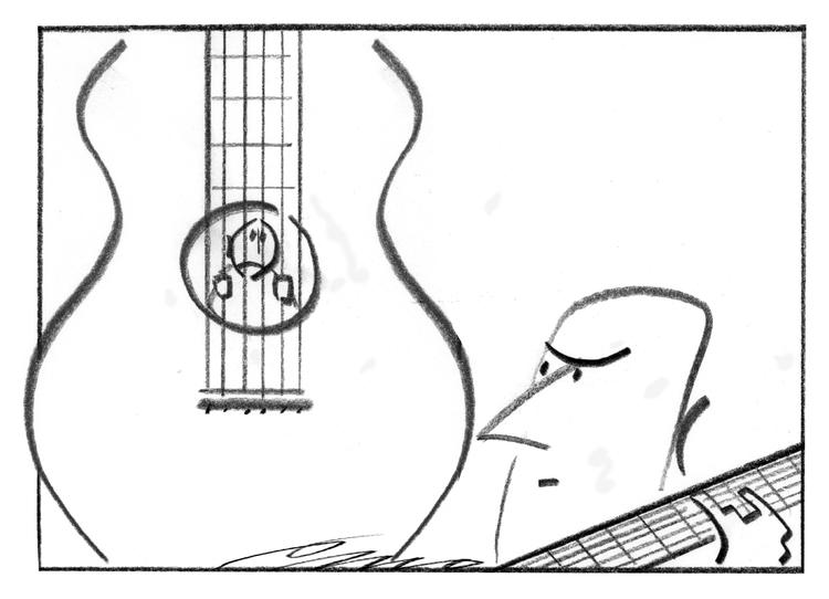 Tegning. Per Marquard Otzen 