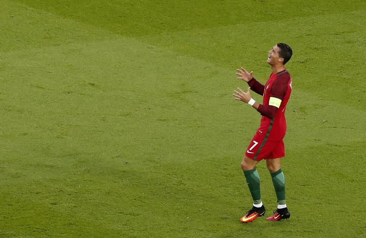 Skuffelse. Ronaldo har ikke præsteret på sit vanlige niveau ved EM. 