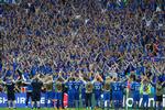 saga. De titusindvis af medrejse islandske fans fejrede Islands 2-1-sejr over Østrig og avancement ved EM som lige præcis, hvad det var: Historieskrivning for landet med den store tradition for at nedfælde sagaer. 
