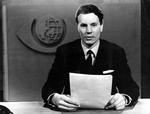 Oplæser. Claus Jakobsen, der i dag er 74 år, var blandt de allerførste værter på den nybagte TV-avis i oktober 1965. 