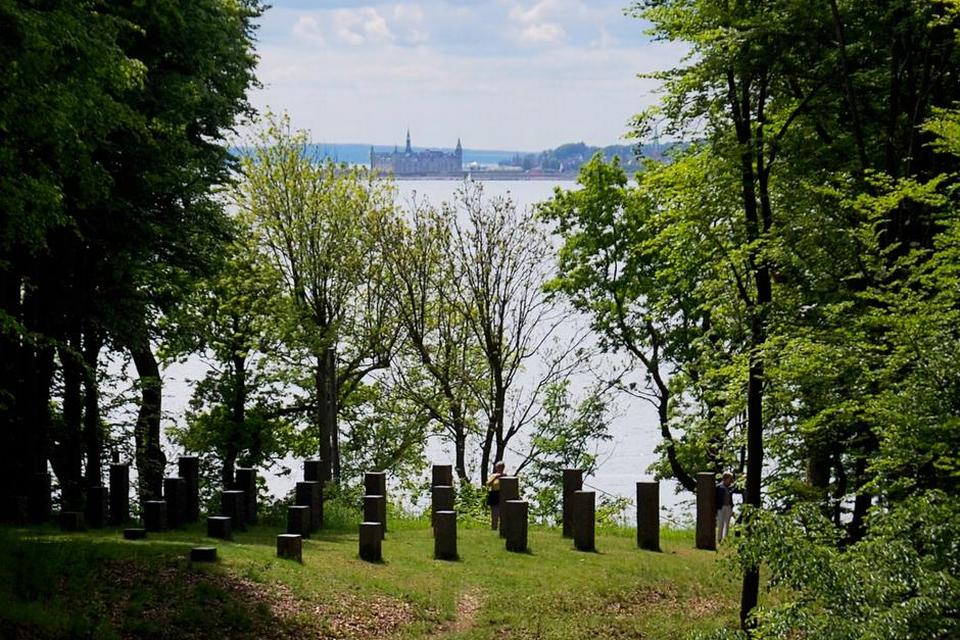 Kronborg. Kongefamilie havde et smukt kig til Kronborg på den anden side af sundet.