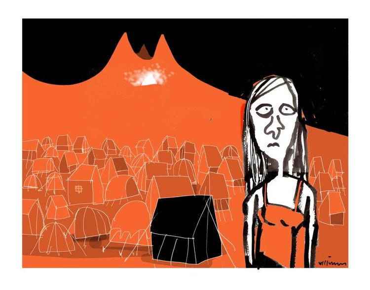 Tegning. Jørn Villumsen 