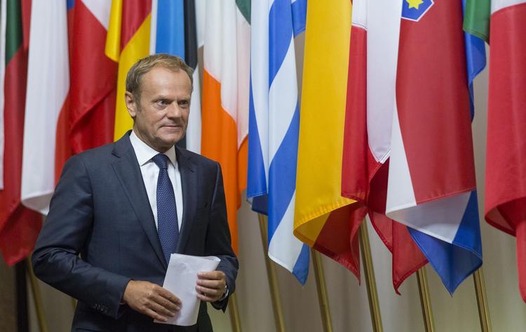 Brexit. EU-præsident Donald Tusk leder nu processen med at få briterne lempet ud af EU, mens resten af landende skal finde en retning at fortsætte i. 