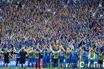STEMNING. Opbakningen fra tribunerne har været med til at gøre Island til en af EM-slutrundens positive overraskelser. Arkivfoto: AP 