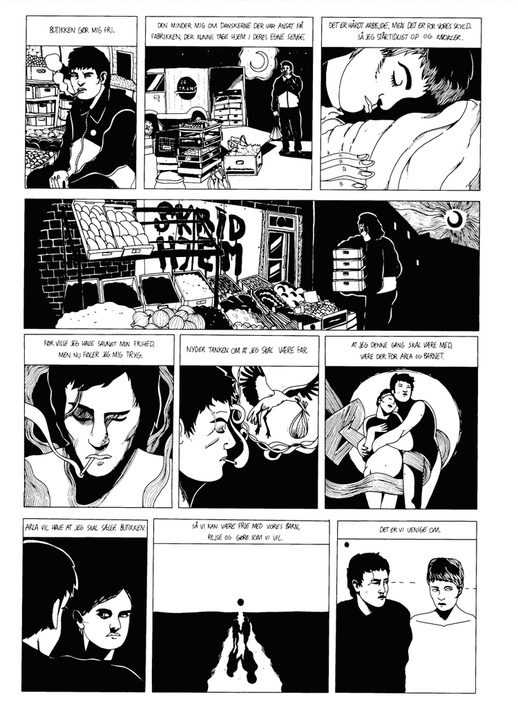 Trilogi. Sidste bind i Halfdan Piskets trilogi om sin far er en på alle måder vigtig og relevant dansk tegneroman, som ovenikøbet giver mere skygge og læ på stranden end en normal roman. 