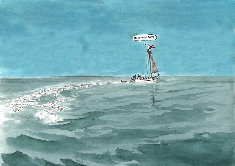 Tegning. Roald Als 