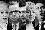 Overblik. Fem kandidater vil forsøge at blive Storbritanniens næste leder. 