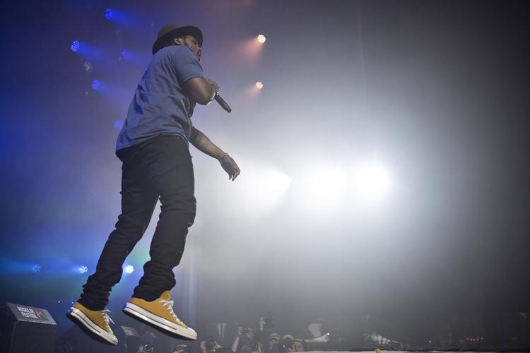 Fysisk. Schoolboy Q udløste en malstrøm af hoppende kroppe, der rev alt med sig ind i koncertens hurtigt bankende hjerte. 