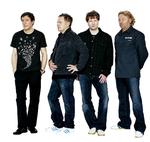 Forbillederne. New Order omkring 2005. Fra venstre: Stephen Morris, Bernard Sumner, Phil Cunningham og Peter Hook. I dag er Peter Hook erstattet af Tom Chapman, og Gillian Gilbert er atter med i bandet. Pr-foto 