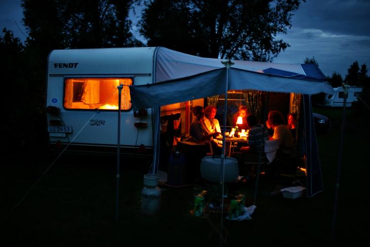 Campister på Marielyst Ny Camping på Falster