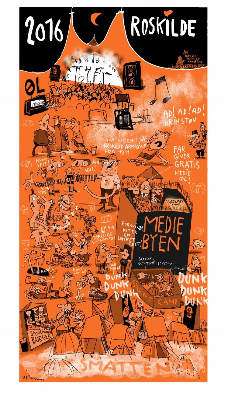 Tegning. Jørn Villumsen 