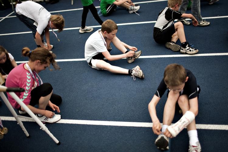 TYVSTART. Man kan ikke starte tidligt nok. Nye løbsdage for ungdomsuddannelserne skal vække løbeglæden. Her er det dog de små fra Politiken Mini Maraton, der gør sig klar. 