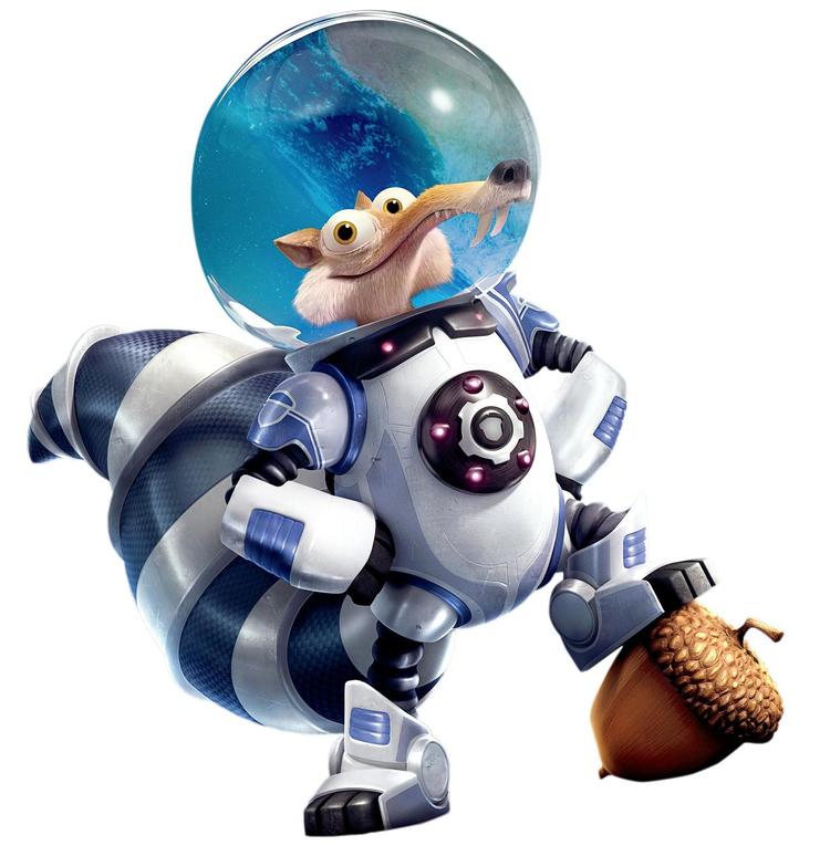Helt. Selvom Scrat hele tiden fejler, er han ifølge Lori Forte, en af hovedmændende bag Ice Age ikke til at stoppe: »Scrat giver aldrig op: »I morgen er der atter en dag – og så får jeg det agern!««. 