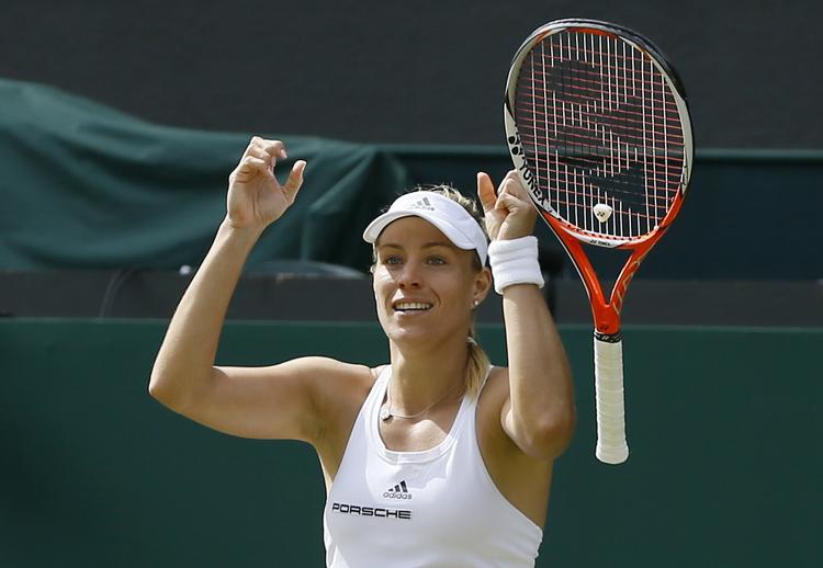 DACAPO. Lige som i Australian Open skal Angelique Kerber (billedet) møde Serena Williams i finalen i Wimbledon. 