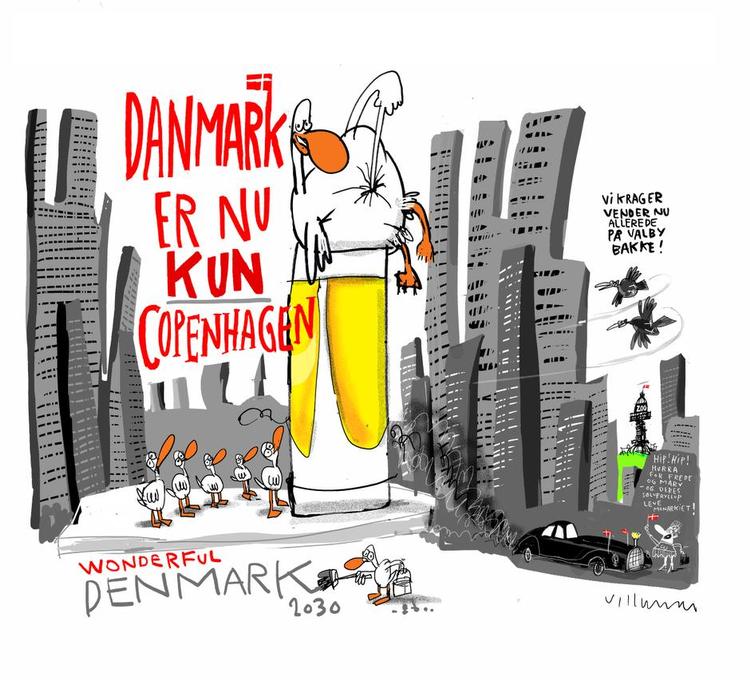 Tegning. Jørn Villumsen 