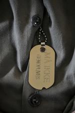 RETTEN TIL AT DØ Poul Thorbjørn Petersen bærer dette skilt hver dag. 