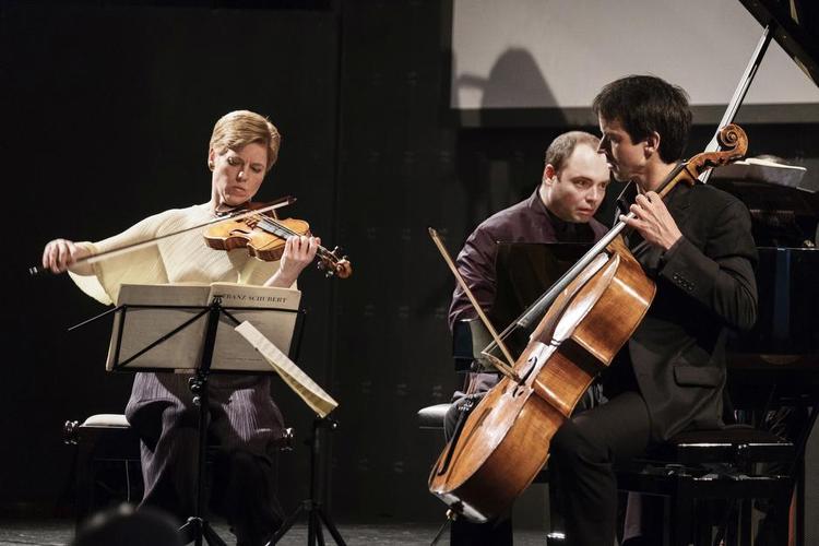Fokuseret. Den tyske violinist Isabelle Faust, pianisten Alexander Melnikov og cellisten Jean-Guihen Queyras havde et fokuseret greb om Schumann og Schubert. 