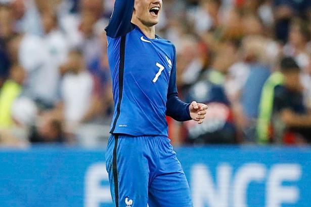 ANGREB: Antoine Griezmann (Frankrig) 