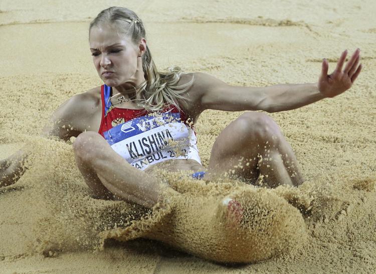 OMSTRIDT. Darya Klishina er med ved OL som neutral atlet, og det har givet hende problemer i hjemlandet Rusland. 