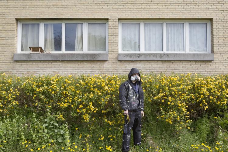 Anonym. Billede fra 2008 af den anonyme billedkunstner. 