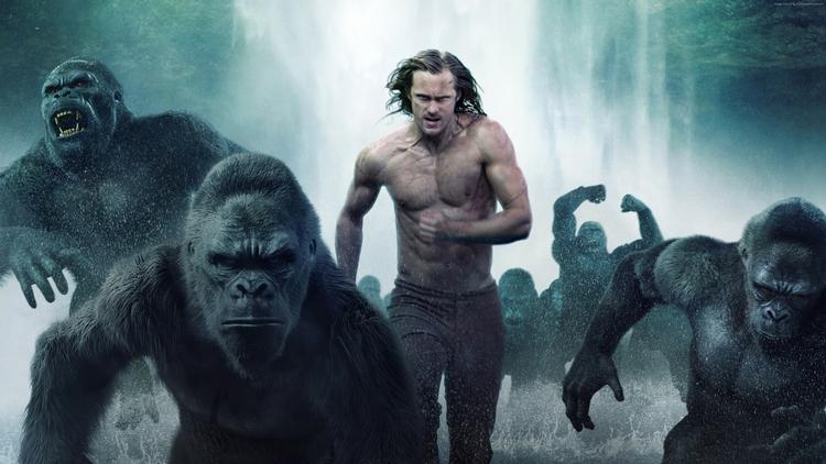 Vilddyr. Alexander Skarsgård har trænet som et overmenneske i ni måneder for at få Tarzan-muskler.  Det var vigtigt for ham, at få de rigtige muskler og ikke ligne en bodybuilder fra et fitnesscenter. Tarzans krop skulle være et resultat af evolutionen, den skulle være funktionel, effektiv og ikke til pynt. Som et vildt dyr. 