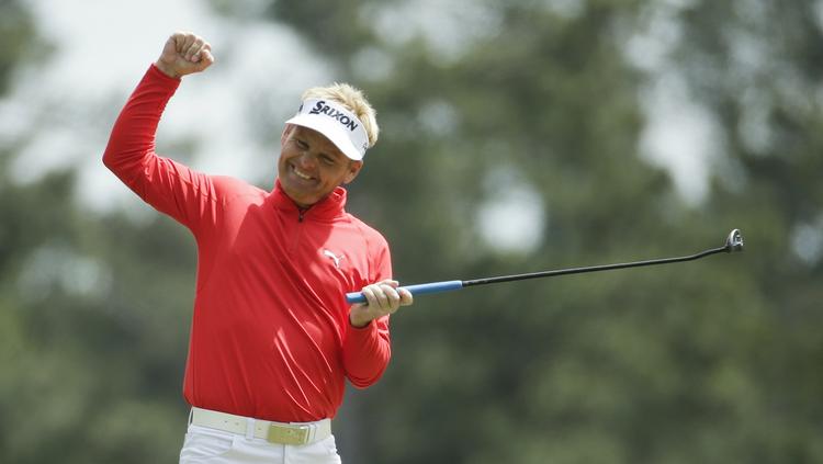 STÆRK. Søren Kjeldsen har leveret en flot start på British Open. 