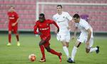 TOPFORM. Pione Sisto scorede to gange og lagde også op til mål, da FCM tog imod Vaduz fra Liechtenstein. 