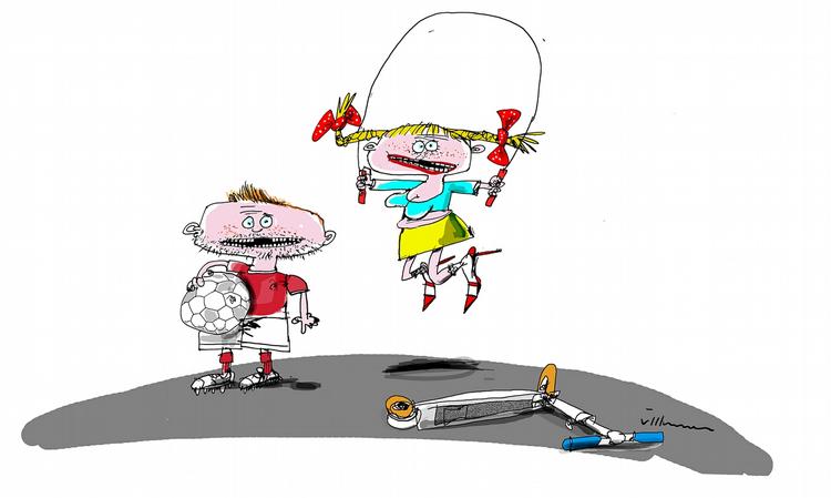 Tegning: Jørn Villumsen 
