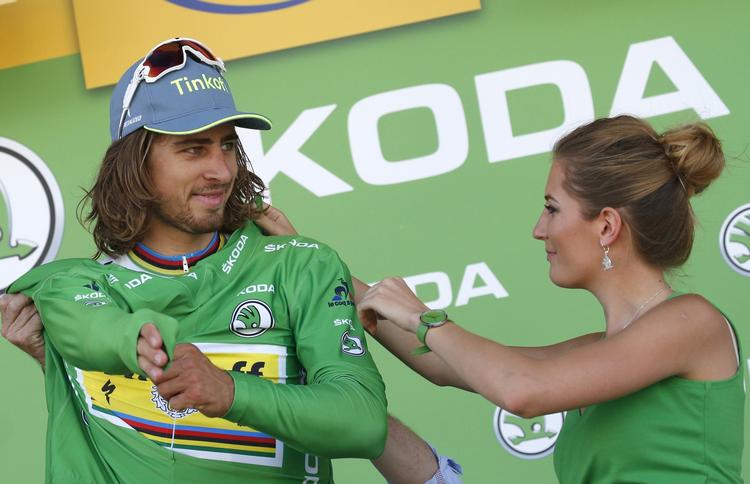 Favorit? Den karismatiske Peter Sagan er blandt favoritterne på dagens flade etape i Tour de France. 