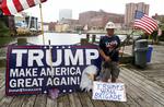 Appel. 'Make America Great Again' lyder Donald Trumps simple, men effektive budskab, som appellerer til millioner af amerikanere her i Cleveland og mange andre steder. Elan Stoltzfuz, som var på gaden mandag i Cleveland, er en af dem. 