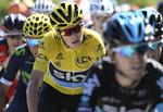 kontrol. Chris Froome viste ikke på noget tidspunkt tegn på svaghed under dagens seje bjergetape i Tour de France. 