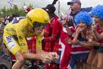 STRIDSHANE. Briten Chris Froome kamp formentlig kamp til stregen fra hollænderen Tom Dumoulin ved dagens OL-enkeltstart. 
