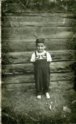 Jakutsk. Samuel Rachlin fotograferet cirka fire år gammel på besøg hos nogle af forældrenes venner i den sibiriske by Jakutsk. Privatfoto 