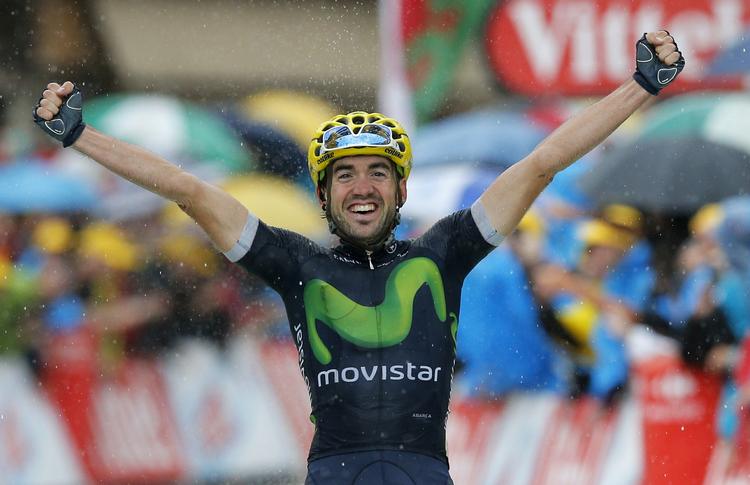 ENDELIG. Jon Izagirre Insausti fik lørdag omsider kørt en sejr hjem til Movistar-holdet, der også vinder Tourens holdkonkurrence. 